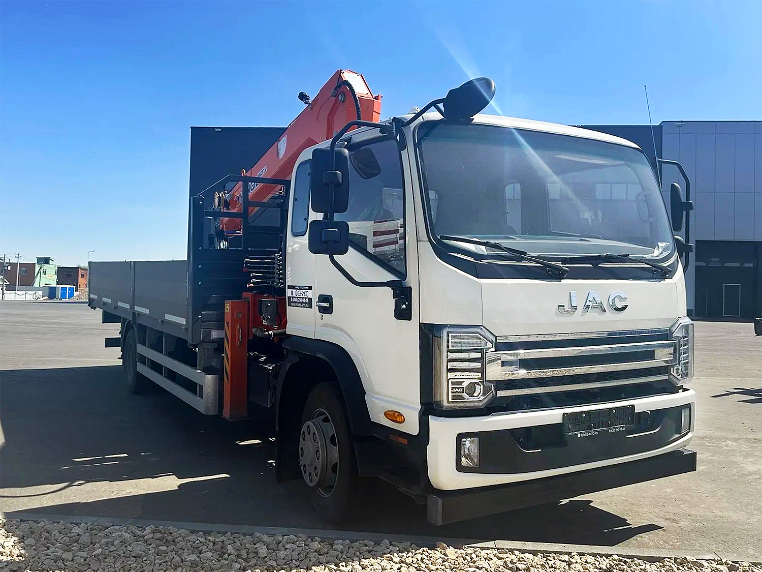 JAC N120 LONG КМУ Hangil-515 алюм борт 6,2х2,55х,06 м
