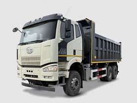Самосвал FAW J6 6х6 EURO5 (П-образный кузов)