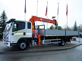 КМУ HANGIL 374 на шасси FAW Tiger 6G 9 с  колесная база 4700